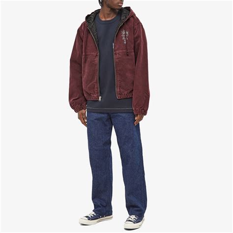 Stussy Canvas Insulated Work Jacket Purple | END. (US)