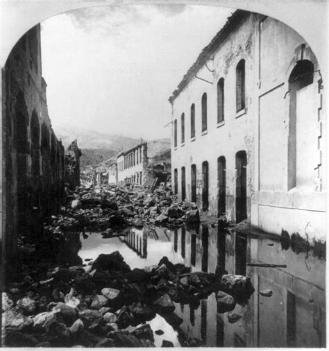 Martinique Ruins Naftermath Of The Eruption Of Mt PelE A Volcano In St Pierre Martinique French ...