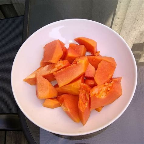 Papaya for lunch. | Food, Foodie pics, Healthy recipes