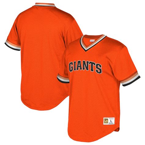 San Francisco Giants Mitchell & Ness Cooperstown Collection Mesh ...