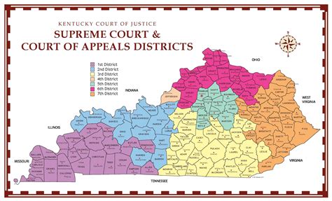 KY Judicial District Map