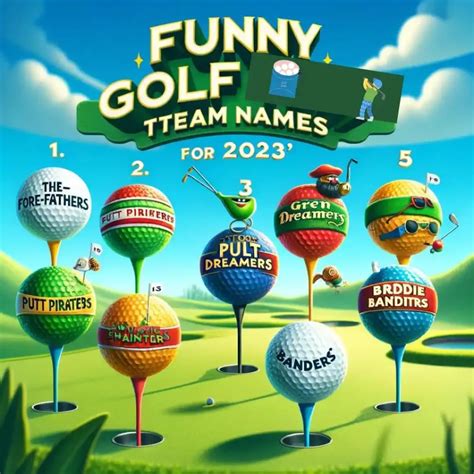 451+ Funny Golf Team Names: Tee Off With Laughter - Good Name