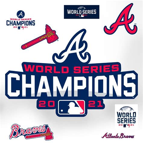 Atlanta Braves: 2021 World Series Champions Logo - Officially Licensed | Atlanta braves, Atlanta ...