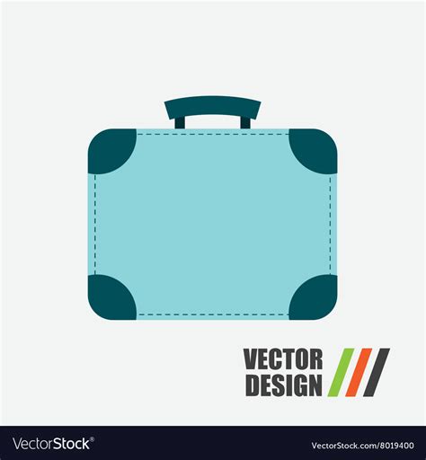 Travel flat icon design Royalty Free Vector Image