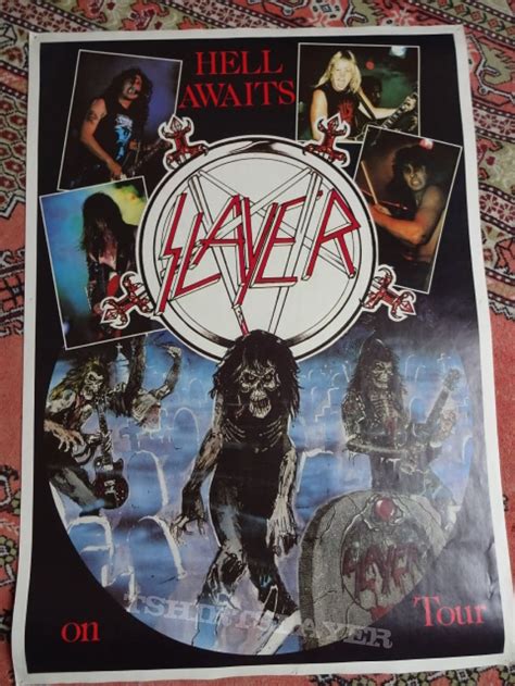 Slayer POSTER Hell awaits / Live undead 1985 | TShirtSlayer TShirt and BattleJacket Gallery