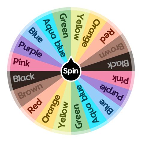 Slime colors | Spin The Wheel App