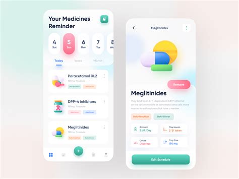 Medicine Reminder Mobile App by Imran Hossen on Dribbble