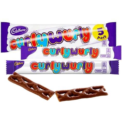 Cadbury Curly Wurly Chocolate Bars | British Candy