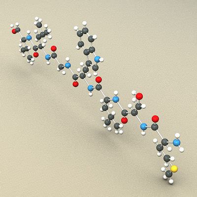 Protein Molecule 3D model | CGTrader