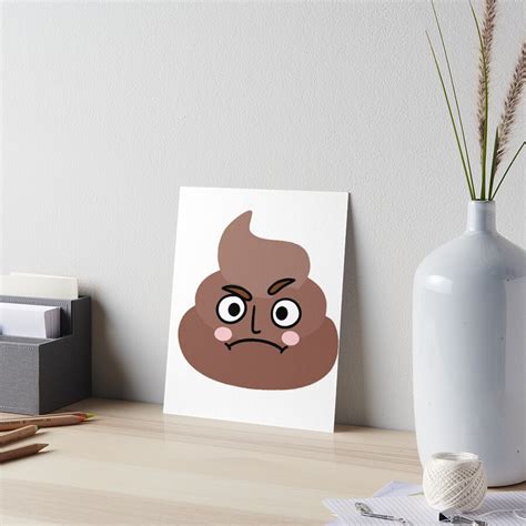 "i caca, funny emoji, meme" Art Board Print by Special-Art1 | Redbubble