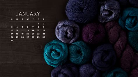 Free Downloadable January 2021 Calendar - The Knit Picks Staff Knitting ...