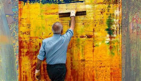 How Does Gerhard Richter Make His Abstract Paintings?