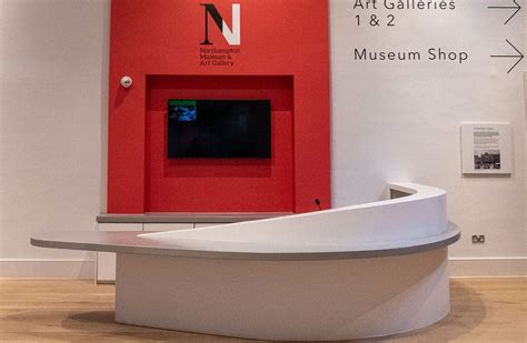 Northampton Museum & Art Gallery: Corian Desk - Nokk