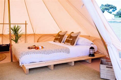 Bell Tent Terindah Estate | Tent interior, Bell tent interior, Tent glamping