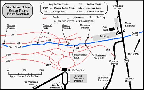 Watkins Glen State Park New York Map – The World Map