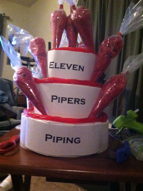 Eleven Pipers Piping | Twelve days of christmas, Food, Tableware