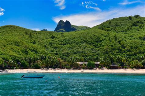 View of Fiji`s Tropical Islands from a Cruise Editorial Image - Image ...