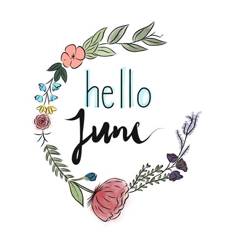 June clipart hello june, June hello june Transparent FREE for download on WebStockReview 2023