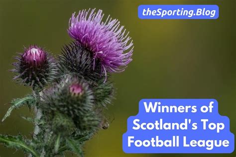 Scottish Football League Winners — The Sporting Blog