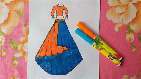 Indian Dress Design Sketches - Design Talk