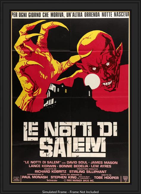 Salem's Lot (1979) Original Italian 2 Fogli Movie Poster - 39" x 55" - Original Film Art ...