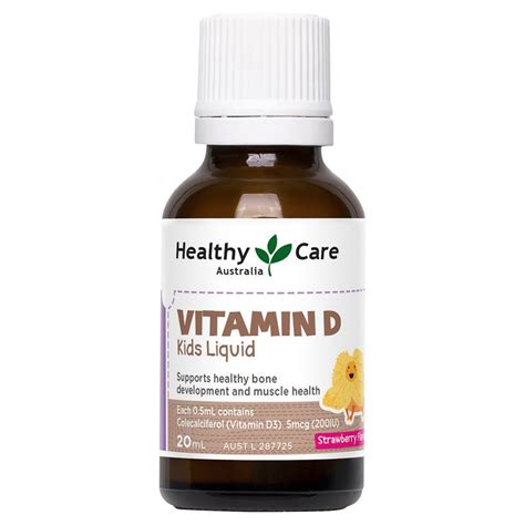 Buy Healthy Care Vitamin D Kids Liquid 20ml Online at Chemist Warehouse®