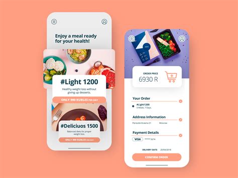 Healthy Food App by Paula Martins on Dribbble