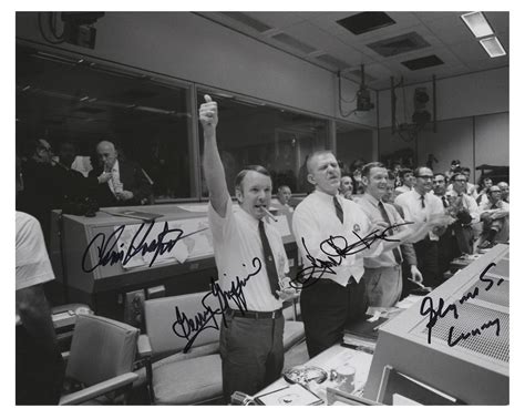 Apollo 13 Mission Control Signed Photograph | RR Auction