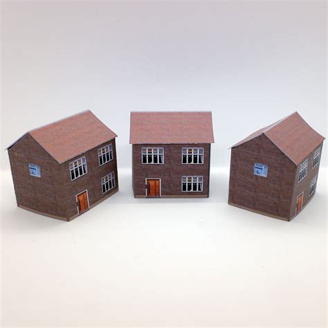 2 Printable N Gauge Houses - Scale model Buildings – Scale Model Buildings