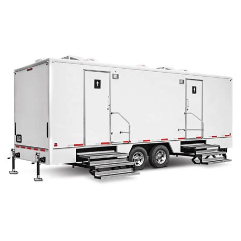 24' Urban Restroom Trailer | Rentals - Moon Portable Restrooms