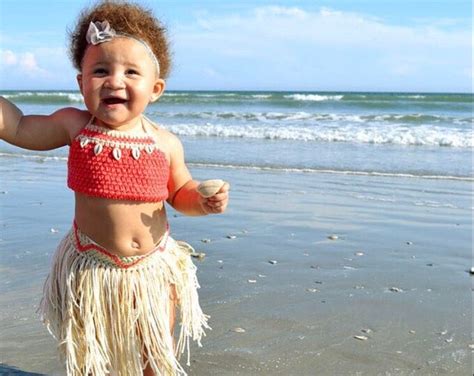 Baby Moana Outfit, Baby Moana Costume, Moana Birthday Party, Moana ...