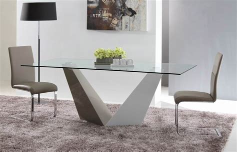 Vertex - Contemporary Glass Dining Table - Modern Dining - Dining Room Star Modern Furniture