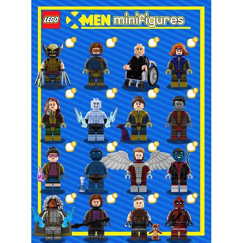 Lego X-MEN minifigures series edit! The idea is inspired by @ashnflash ...