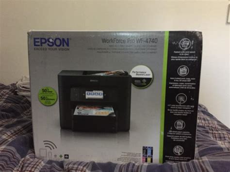 Epson WorkForce Pro WF-4740 All-in-One Inkjet Printer C11CF75201