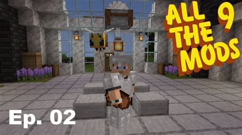 All The Mods 9 Ep. 02 Productive Bees 1.20.1! - YouTube