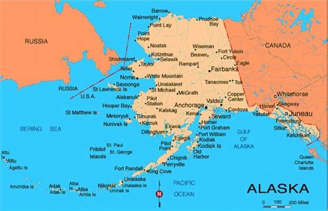 Overview Map of Alaska | MAPS | Pinterest | Alaska and City