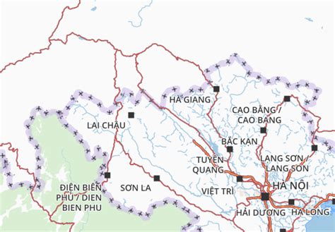 MICHELIN Lào Cai map - ViaMichelin