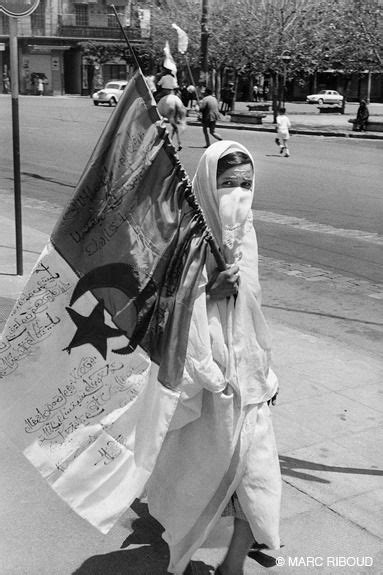 First FLN combatant flag, the green, white and red banner becomes the ...