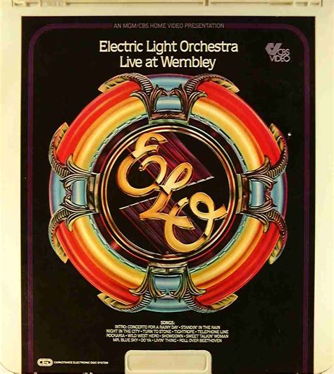 Electric Light Orchestra Live at Wembley {74643714426} U - Side 1 - CED ...