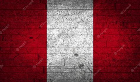 Premium Photo | Peru flag grunge brick wall texture national symbol ...