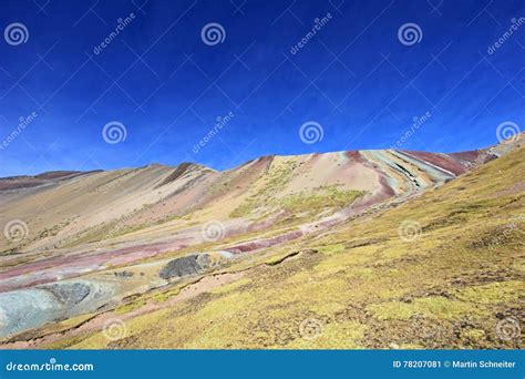 On the Hike To Rainbow Mountain Peru Stock Image - Image of nature, clear: 78207081