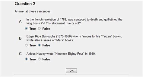 Easy True Or False Questions - Jami of All Trades