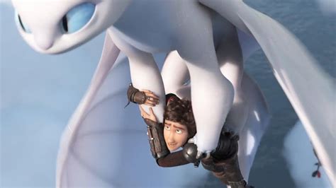 Light Fury throws Hiccup in the air | How to Train Your Dragon: The Hidden World | Movie Scene ...