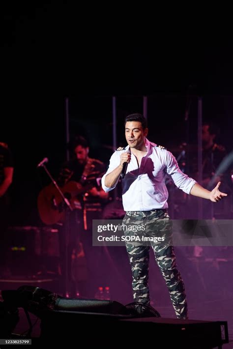 Mexican Singer Carlos Rivera performs at a concert of Festival... News ...