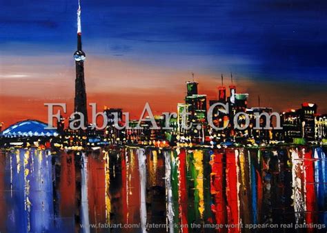 Toronto Cityscape Art Painting by Fabuart on DeviantArt