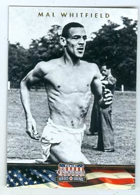 Mal Whitfield trading card (Track and Field Olympics WWII Hero USA ...