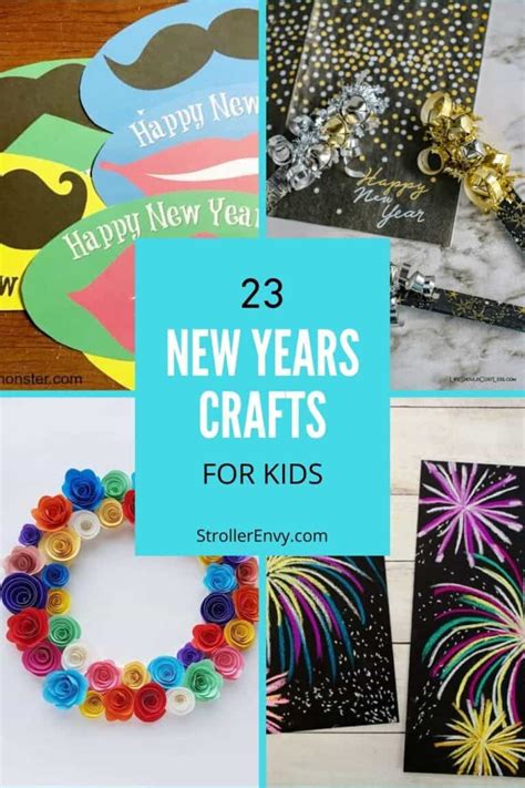 23 Easy And Fun Celebratory New Years Crafts For Kids