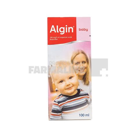 ALGIN BABY 100mg/5ml Suspensie orala prospect ibuprofen