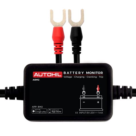 Autohil ABM2 12V Bluetooth Battery Monitor & Tester