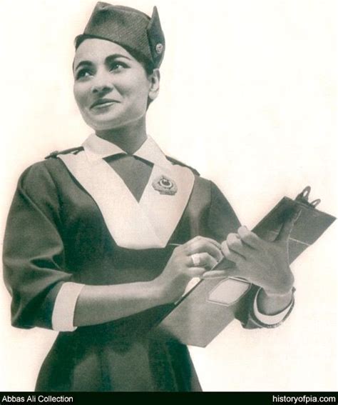 Uniform 1956-1960. A PIA Air Hostess in 1950s uniform | International airlines, Pakistan ...